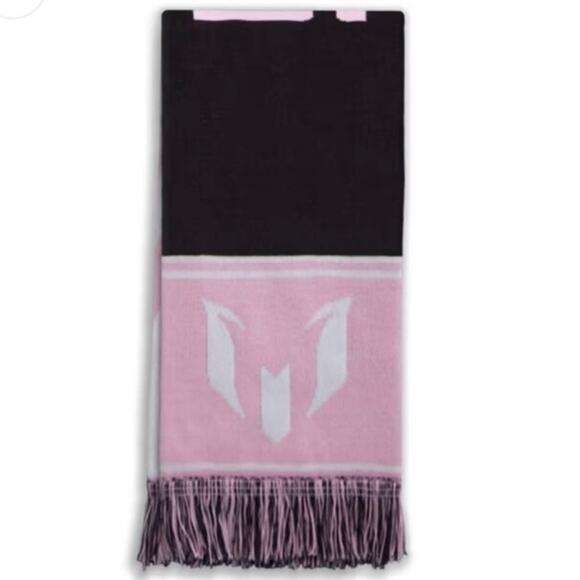 Inter Miami Messi soccer club scarf NWT pink and black - Picture 5 of 6